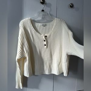 Size Small American eagle oversized sweater with buttons